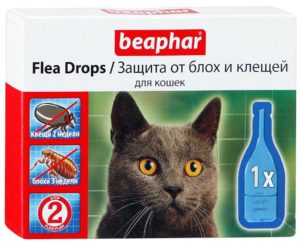 Беафар – капли от блох для кошек